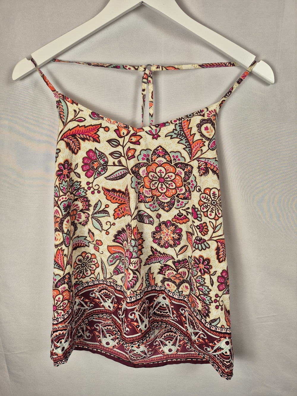 Hollister Boho Floral Spaghetti Strap Camisole Size S
